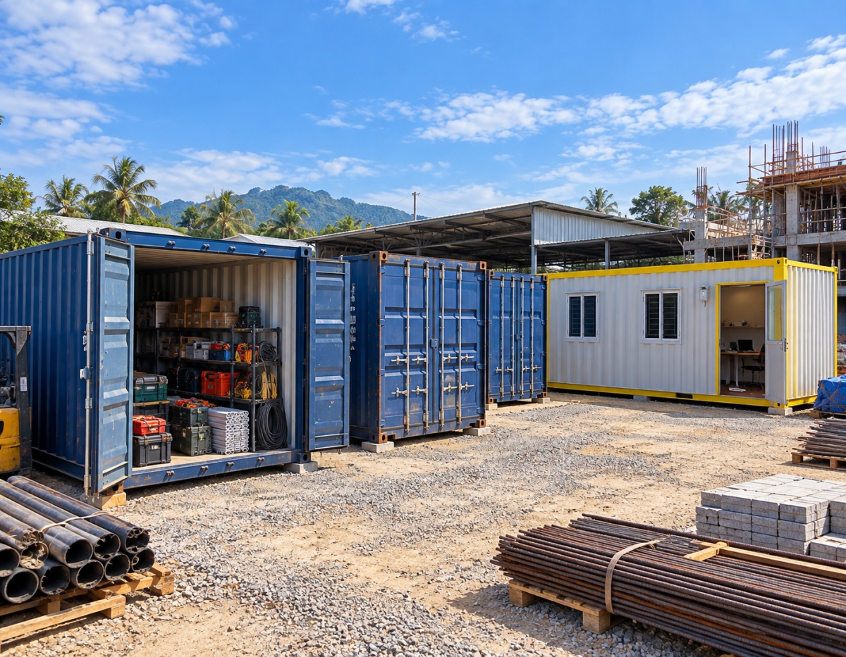 Container kho cho thuê phục vụ công trường và dự án