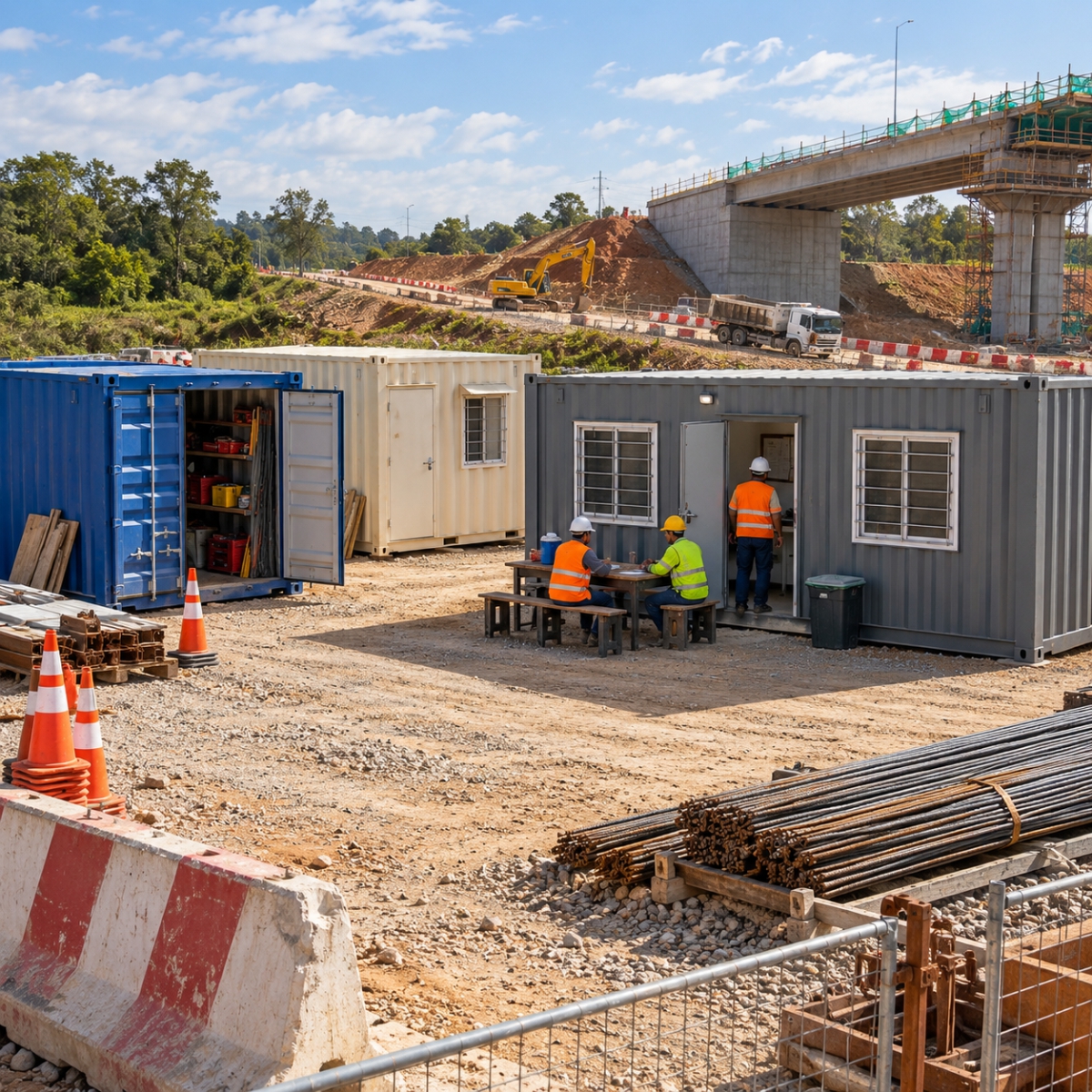 Cho thuê container phục vụ công trình và dự án tại Quảng Ngãi