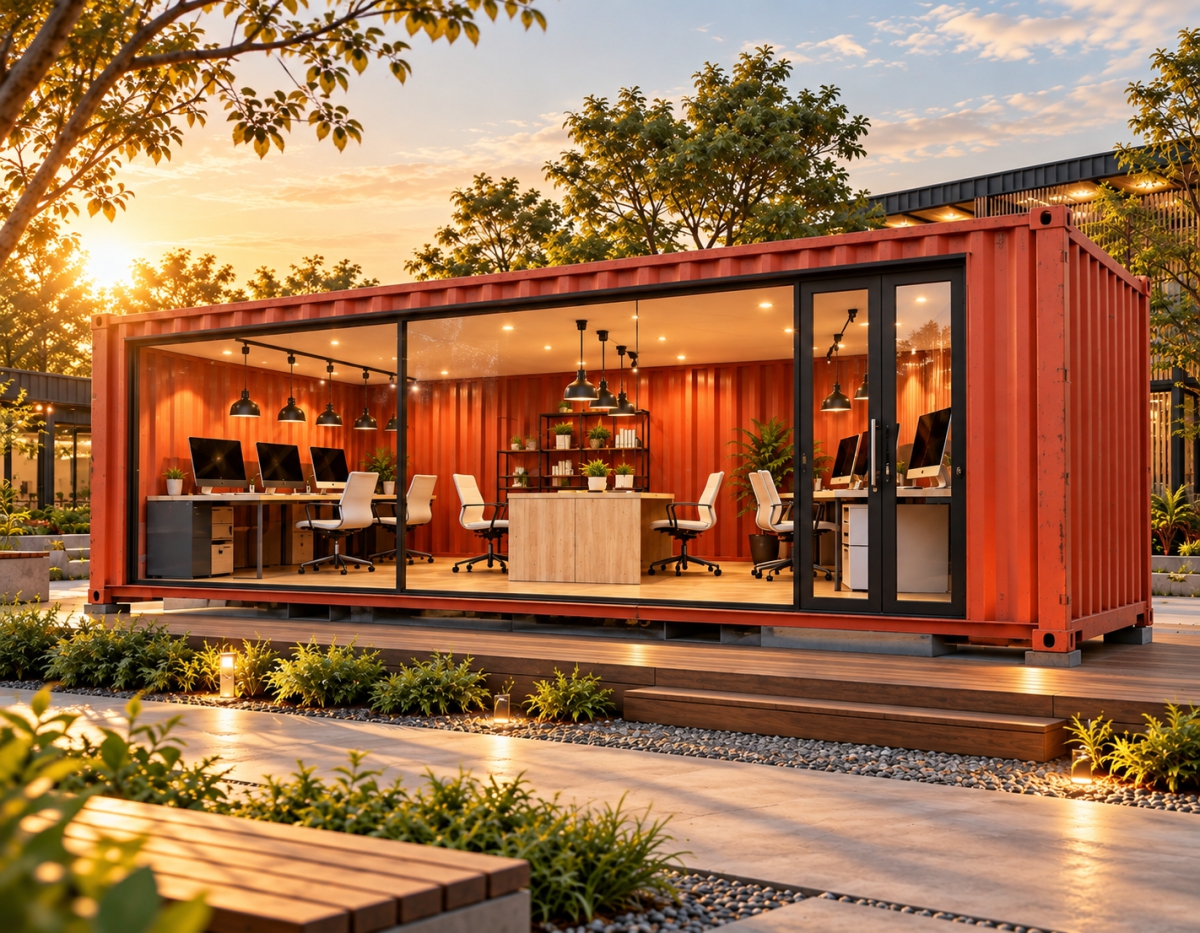 Container café ki-ốt cải tạo cho nhu cầu kinh doanh