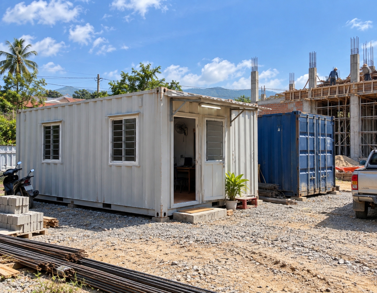 Container văn phòng cho thuê tại công trình và dự án